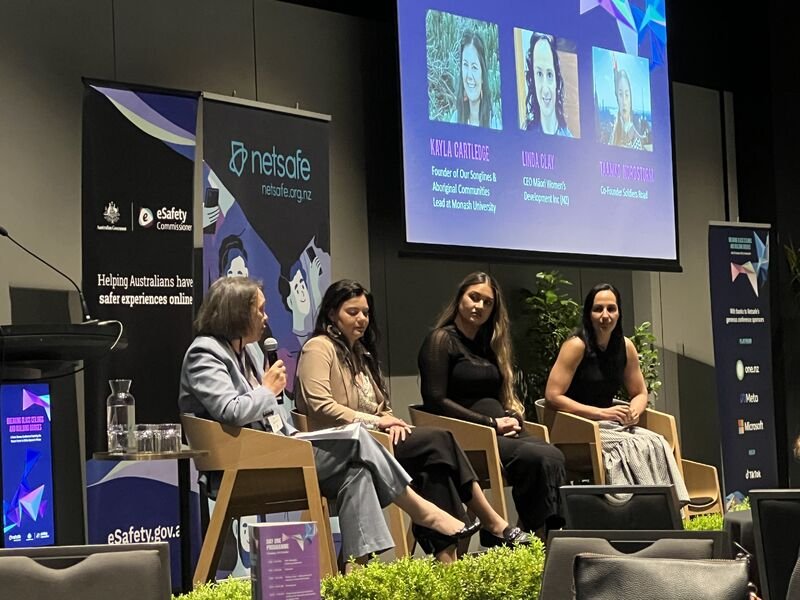 Manatū Wāhine attending the Netsafe New Zealand Safety Conference 2023 in Ōtautahi Christchurch