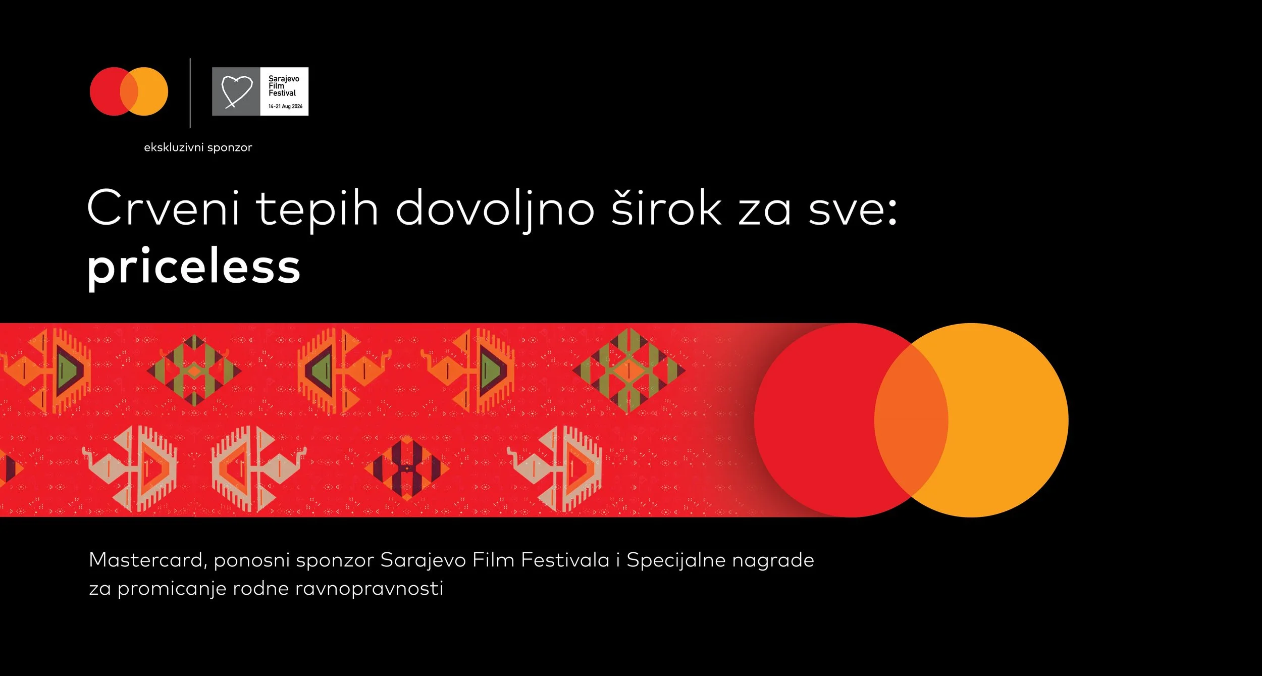 Mastercard i Sarajevo Film Festival: Partnerstvo koje gradi inkluzivna i nezaboravna iskustva