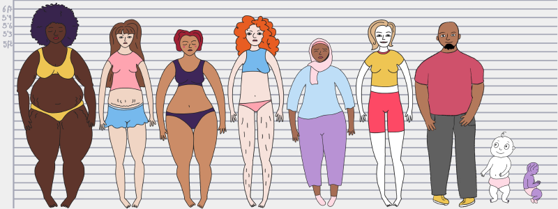 Why Mums Don't Jump - Character Design -Character line-up