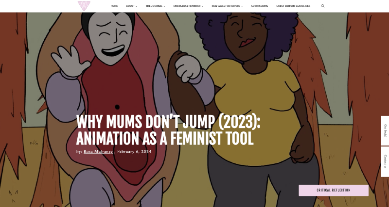 journal article - animation as a feminist tool