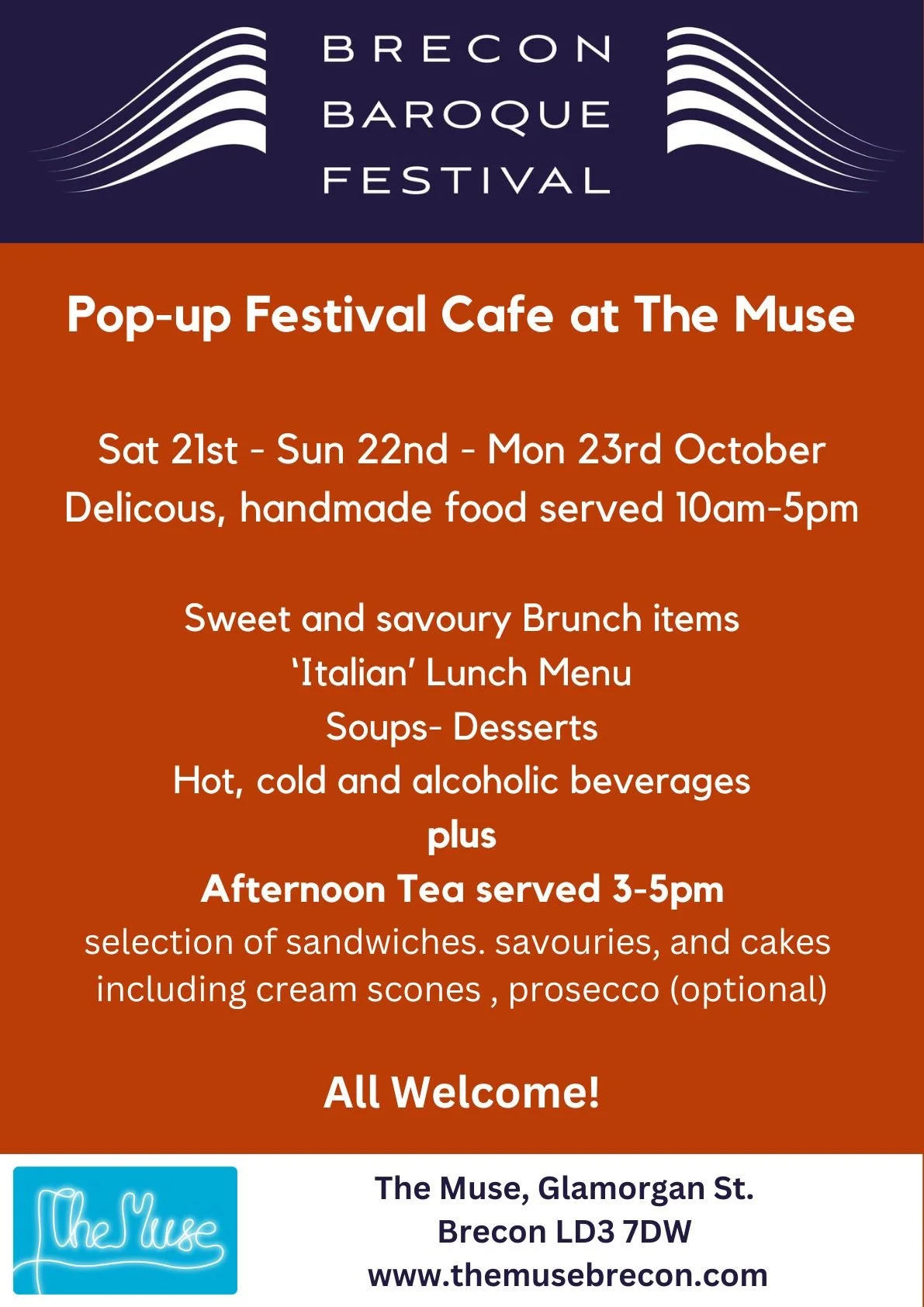 What's on — The Muse, Brecon