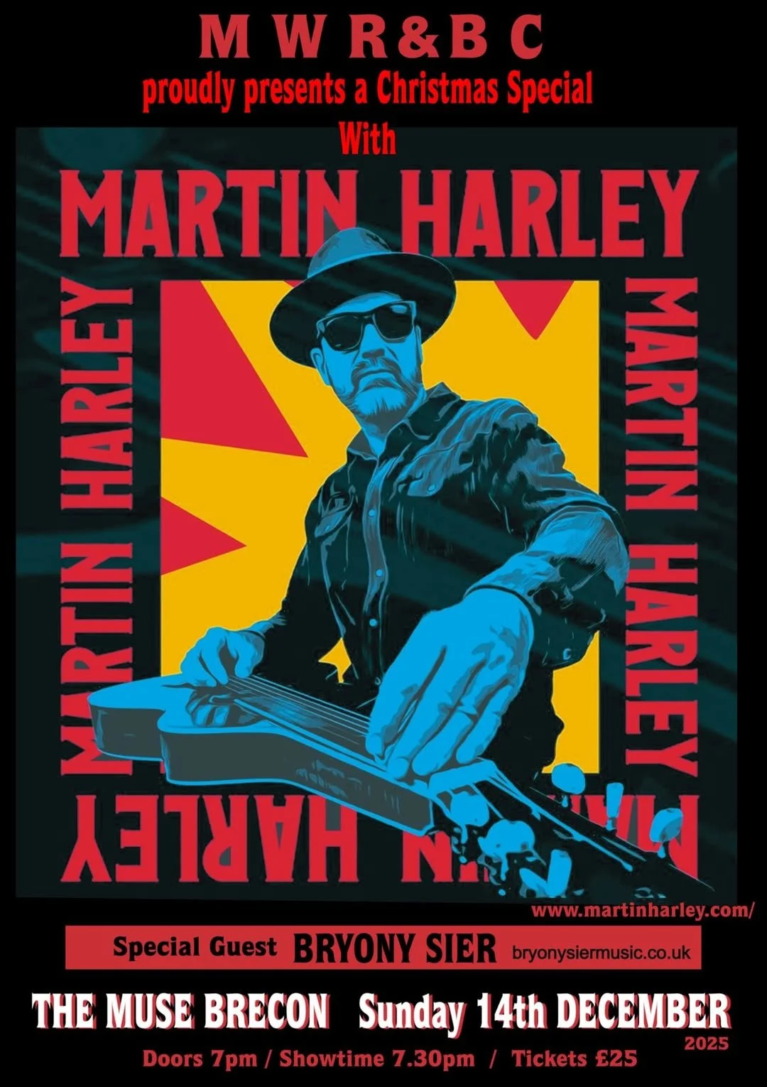 MWR&amp;BC presents Martin Harley with special guest Bryony Sier