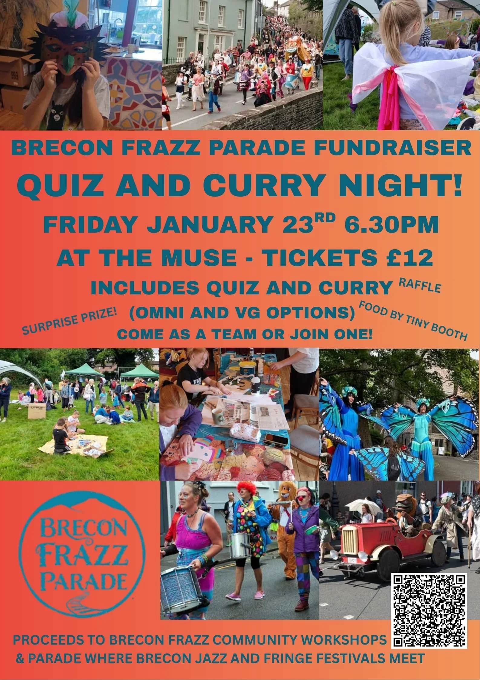 Curry and Quiz: A Brecon Frazz Parade 2025 Fundraiser