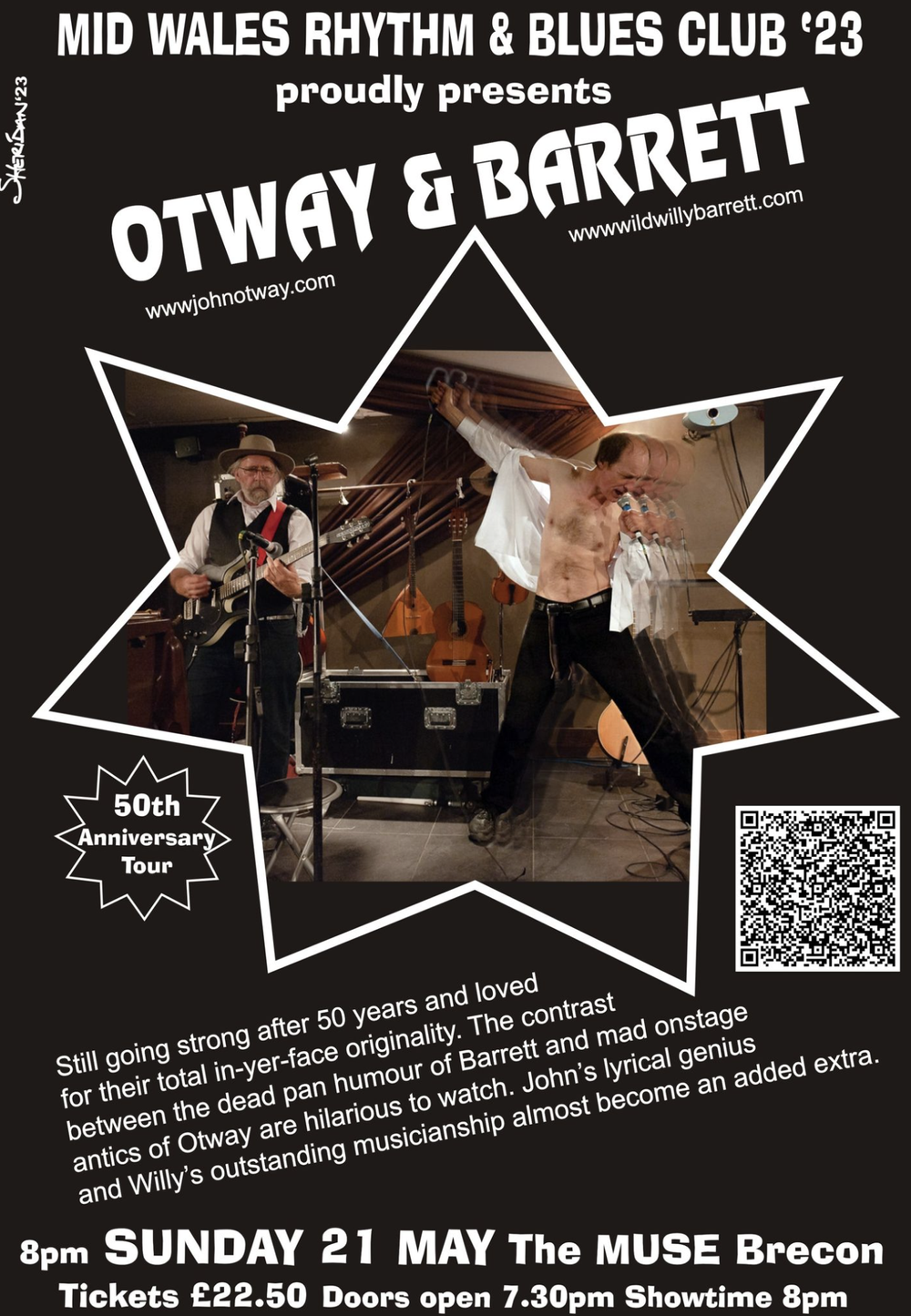 The Mid Wales Rhythm and Blues Club and the Otway and Barrett 50 year ...