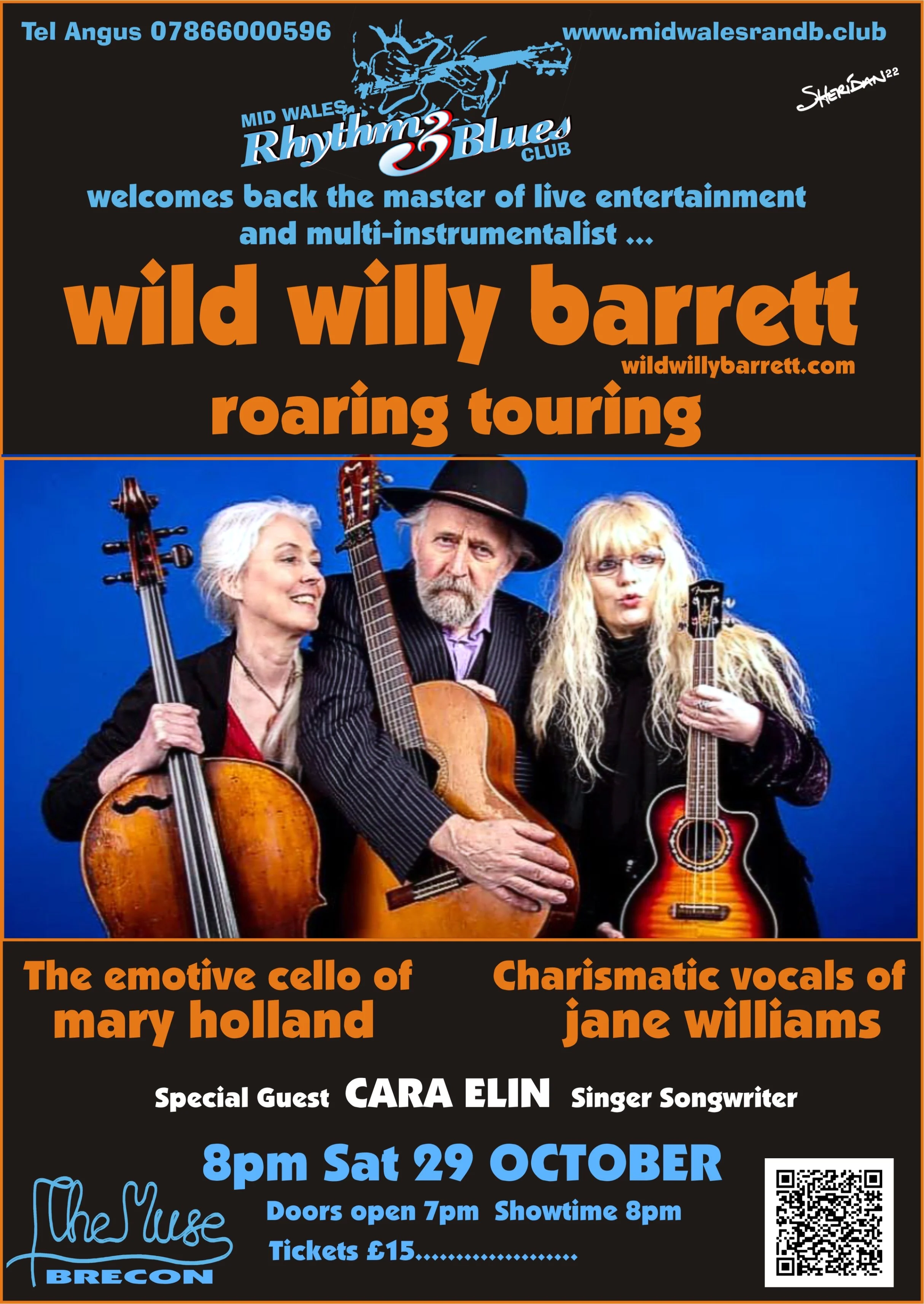 The Mid Wales Rhythm and Blues Club presents Wild Willy Barrett's ...