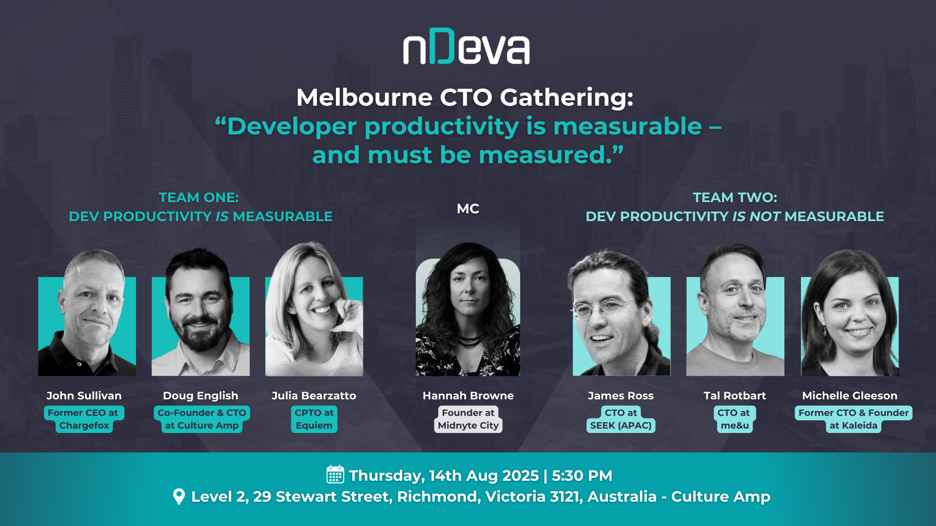 August Melbourne CTO Gathering