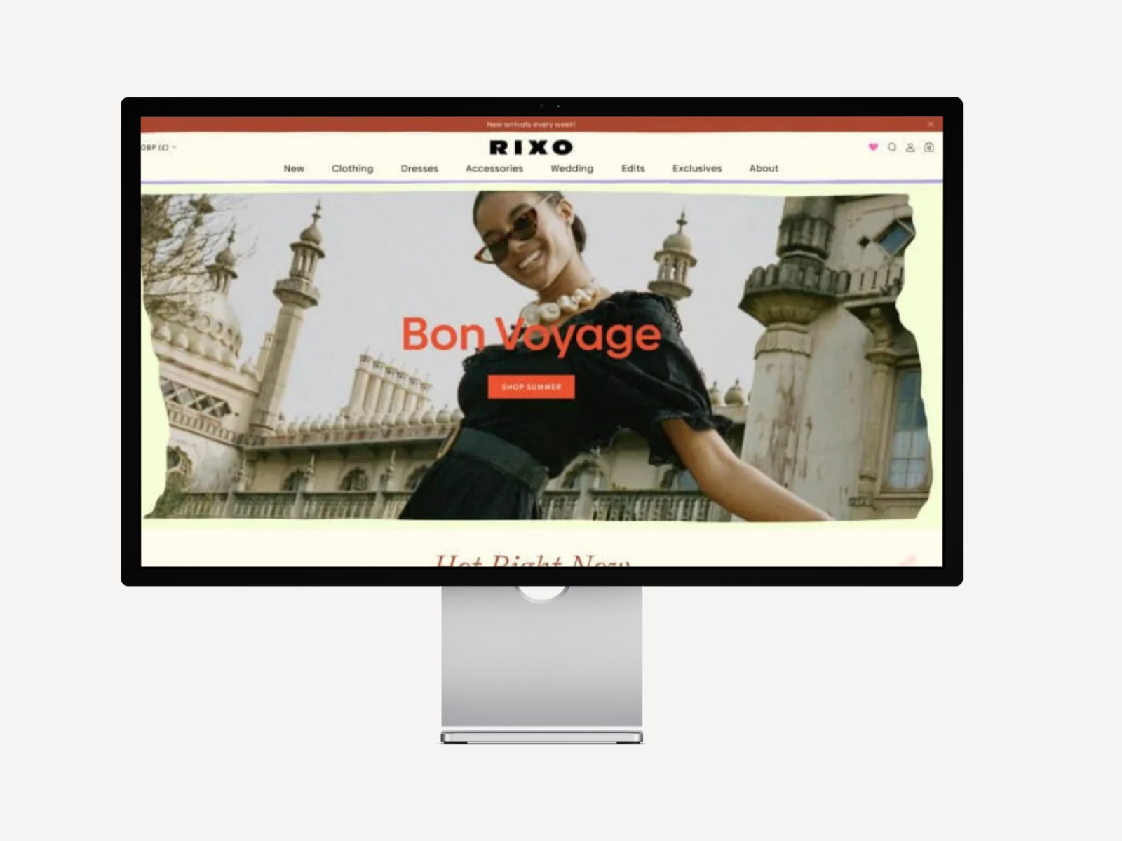 RIXO Website Re-design
