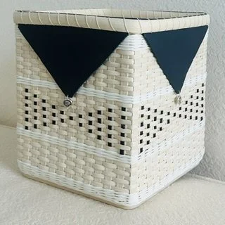 Square Leather and Silver