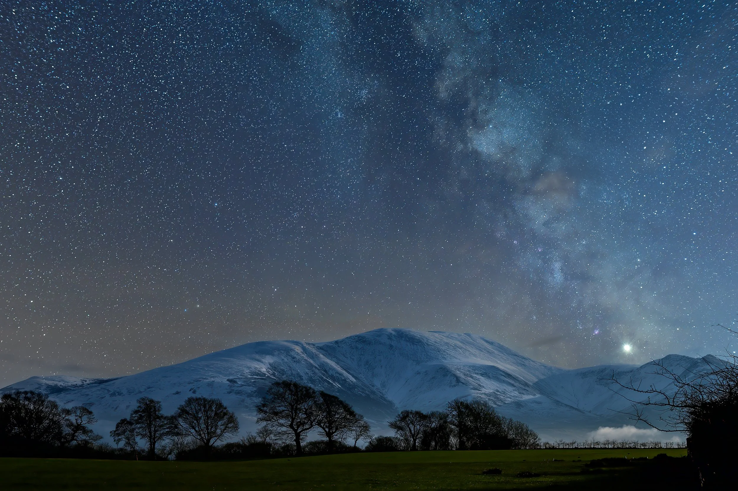 Milky Way over Skiddaw