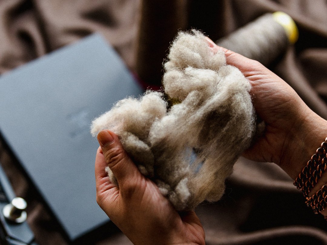 Tengri herders hand-comb each yak and camel once a year, producing very limited quantities of precious Khangai fibres