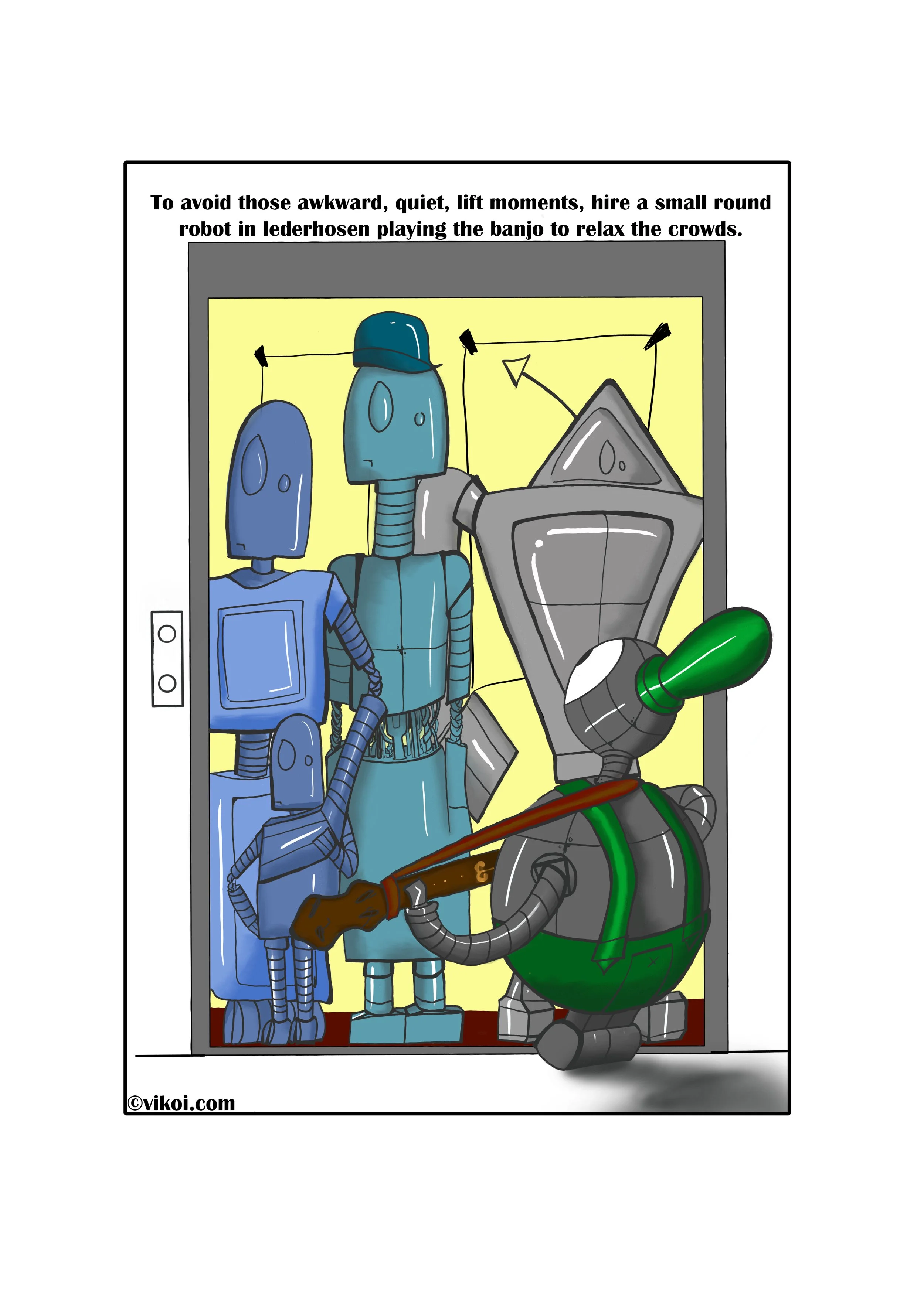 How to Paint a Robot Without Making It About Technology