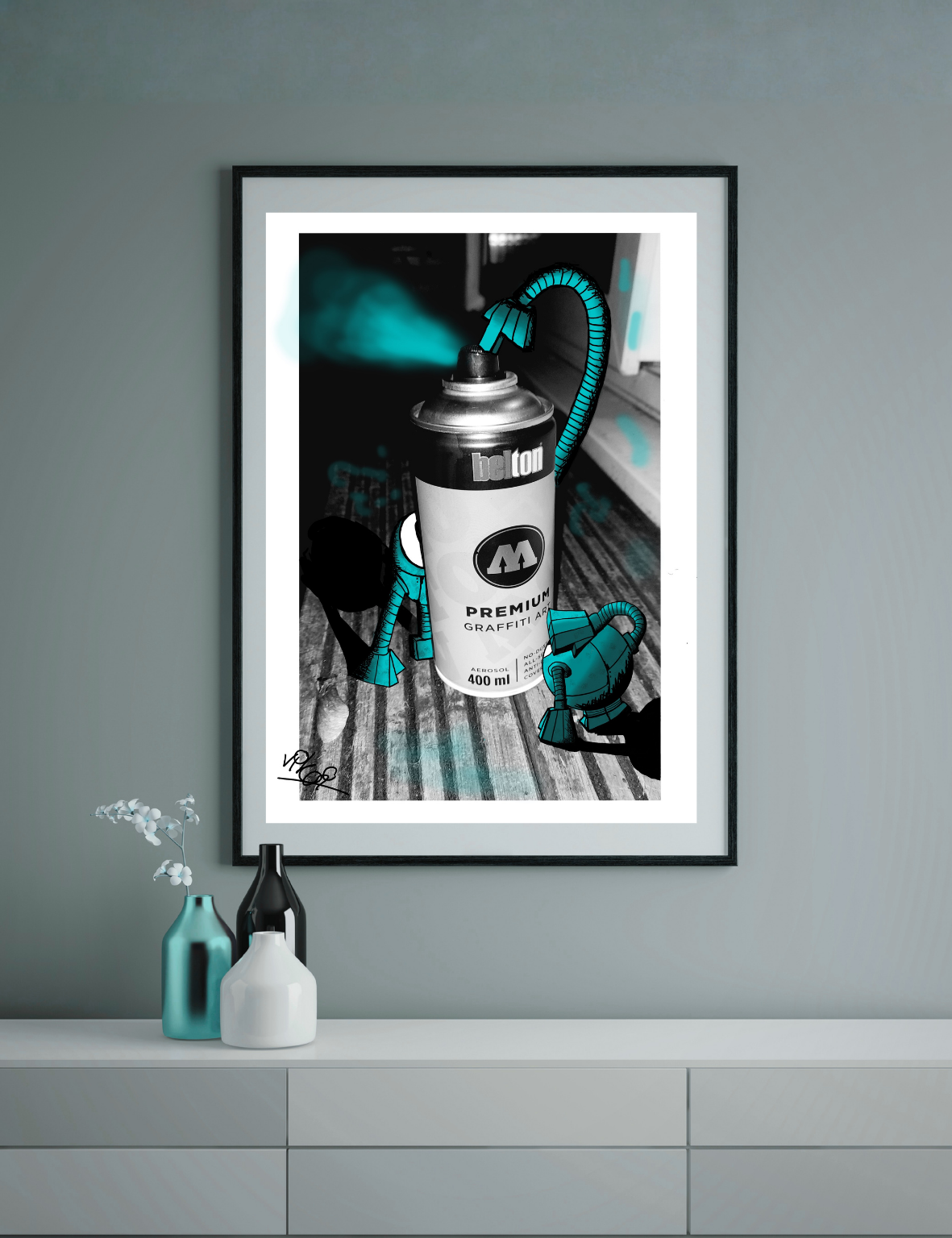 Spray Paint Critters Prints