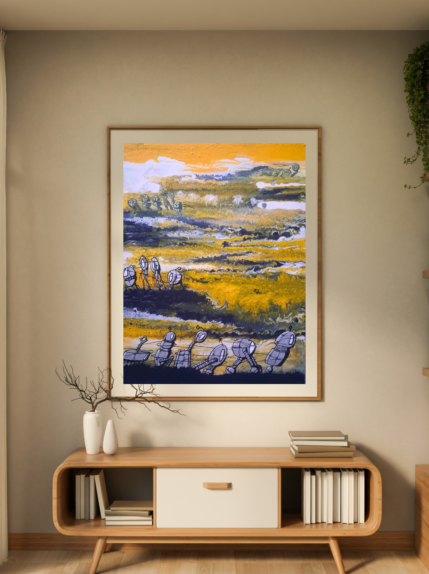 Aimless Acrylics on Canvas