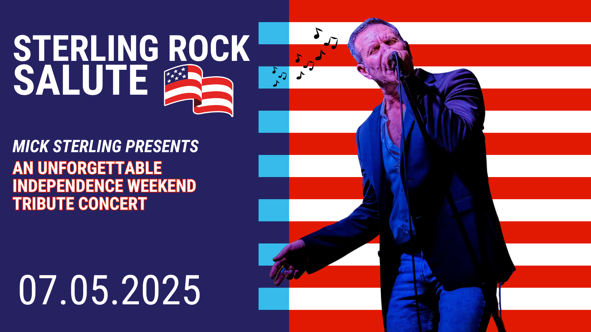 Sterling Rock Salute Tribute presented by Mick Sterling