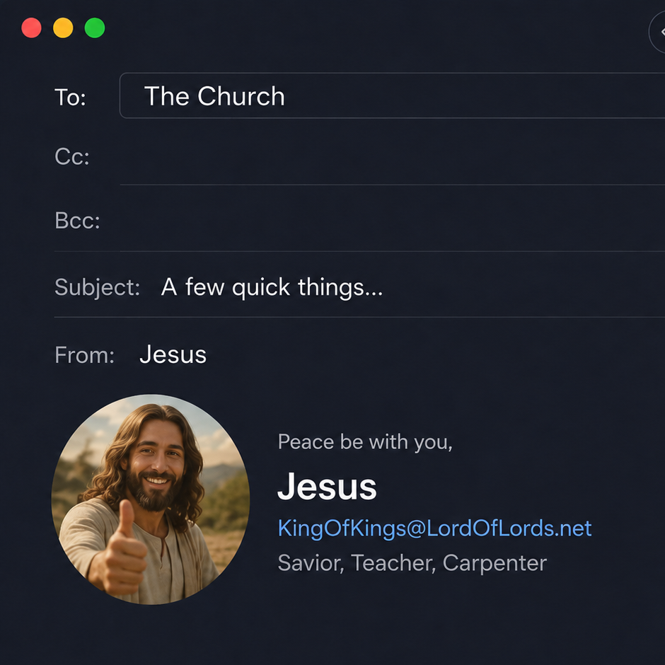 A Few Quick Things…(Week 1): Jesus is Closer Than We Think.