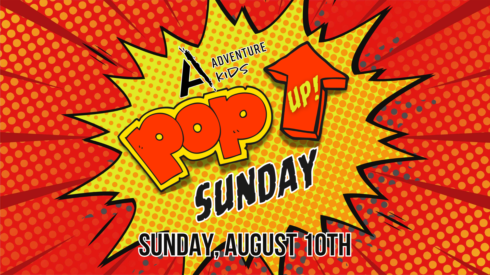 Kid's Ministry POP UP! Sunday