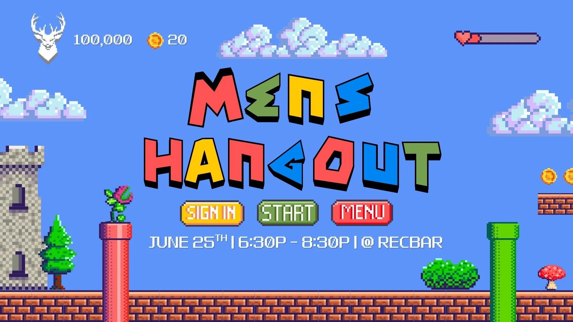 Men’s Hangout @ RecBAR