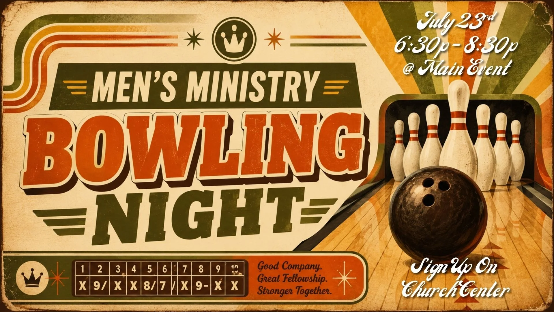 Men's Bowling Night @ Main Event
