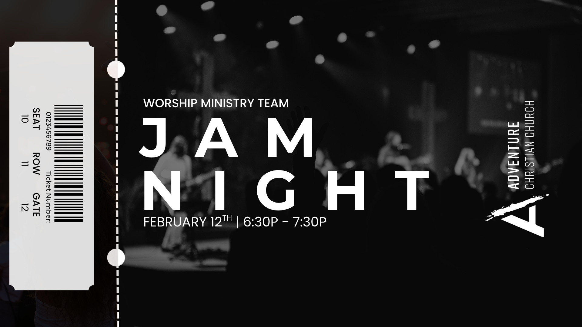Worship Ministry Team Jam Night