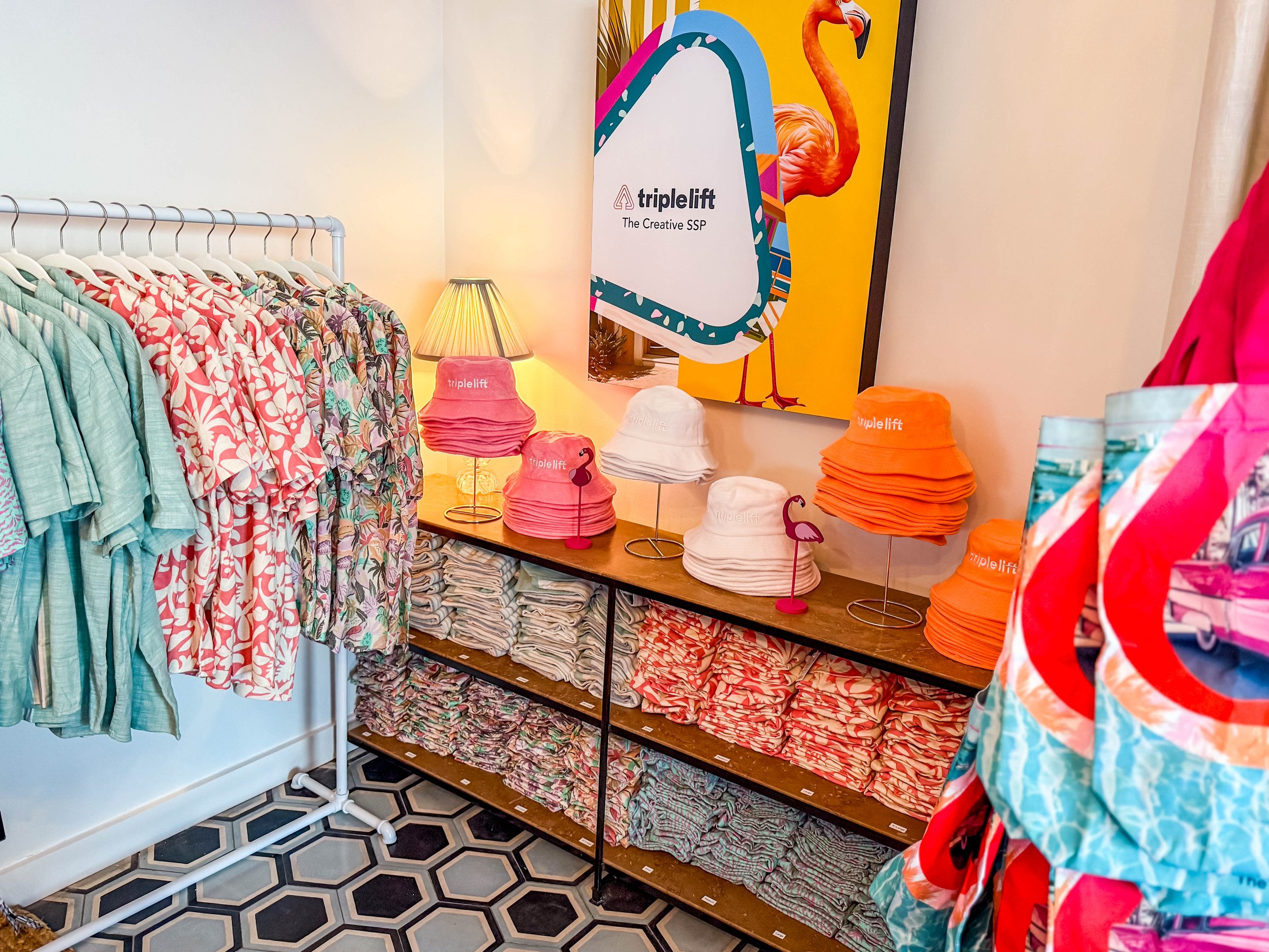 Swag Area - Bucket Hats, Custom Hawaiian Shirts, and Designed Tote Bags