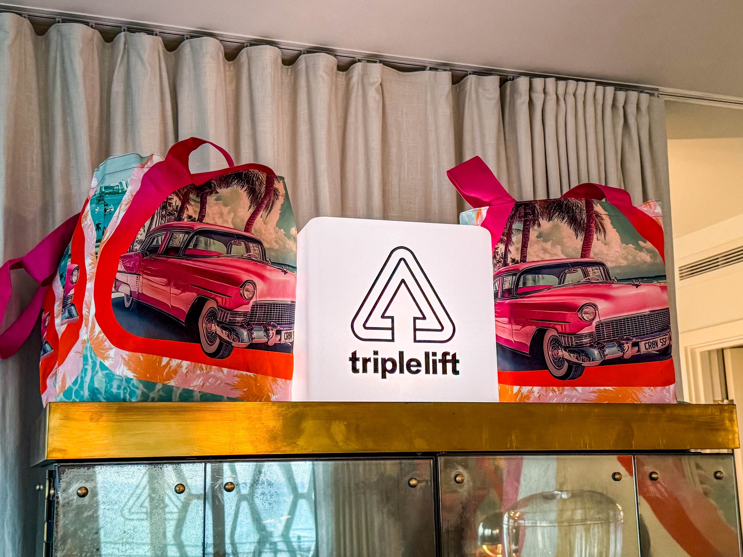 Bar Area - Tote Bags & Branded LED Cube