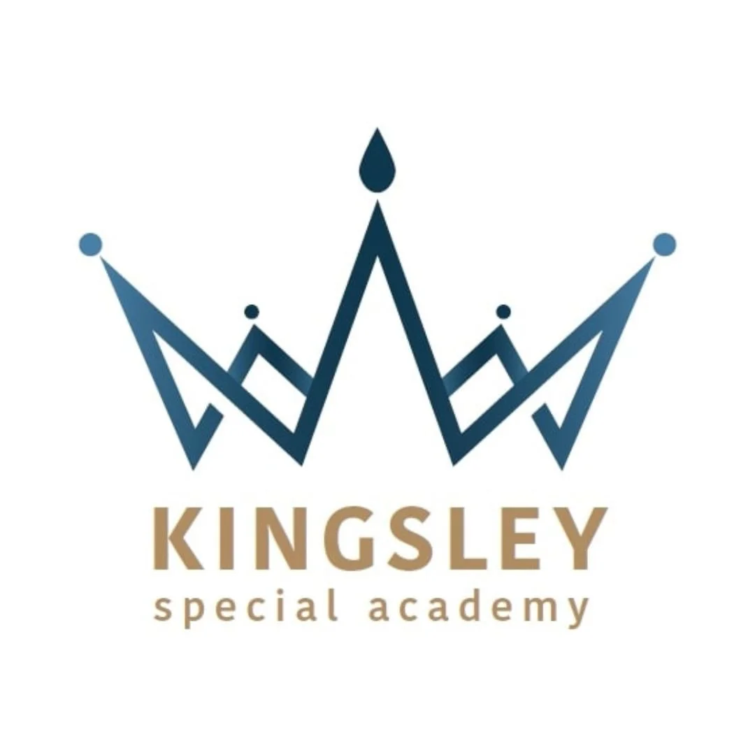 Logo of Kingsley Special Academy with a stylized crown design above the school name.