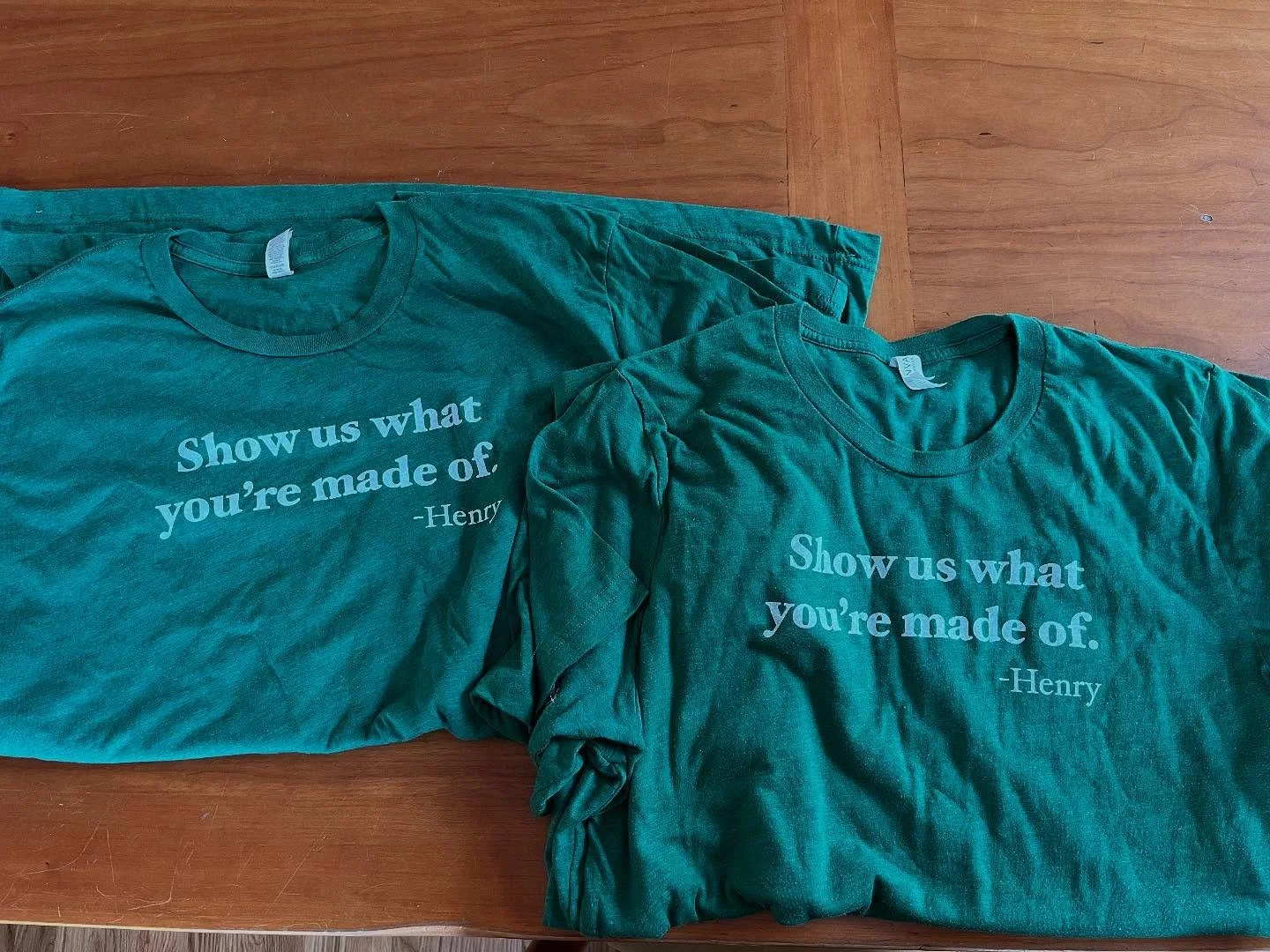 Our friend Lisa gave me a great idea: anyone need some last-minute green for St. Patrick&rsquo;s Day?

We just have 4 of these left! Sizes XXL and L only.

Show us what you&rsquo;re made of!