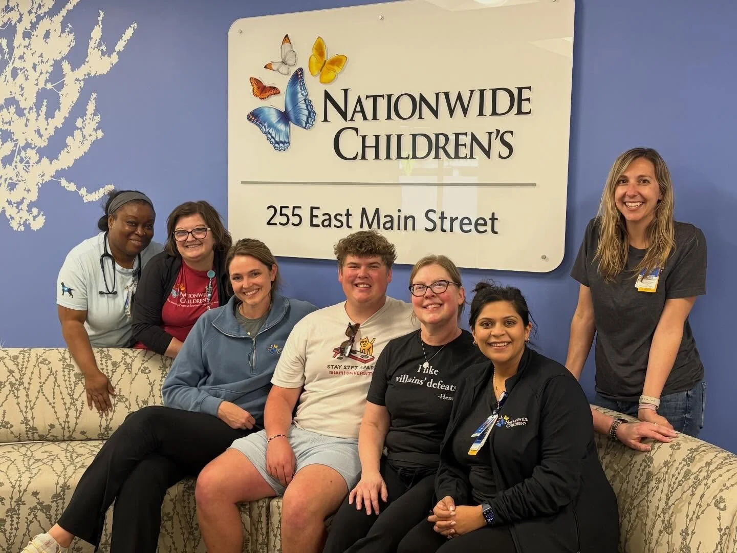 Thank you to everyone who chipped in toward this Cozy Corner project! Scroll to see the &ldquo;before&rdquo; photo, what we delivered, the work the team put in, and the finished (phase 1) corner!

The Hospice and Palliative Care team at @nationwideki