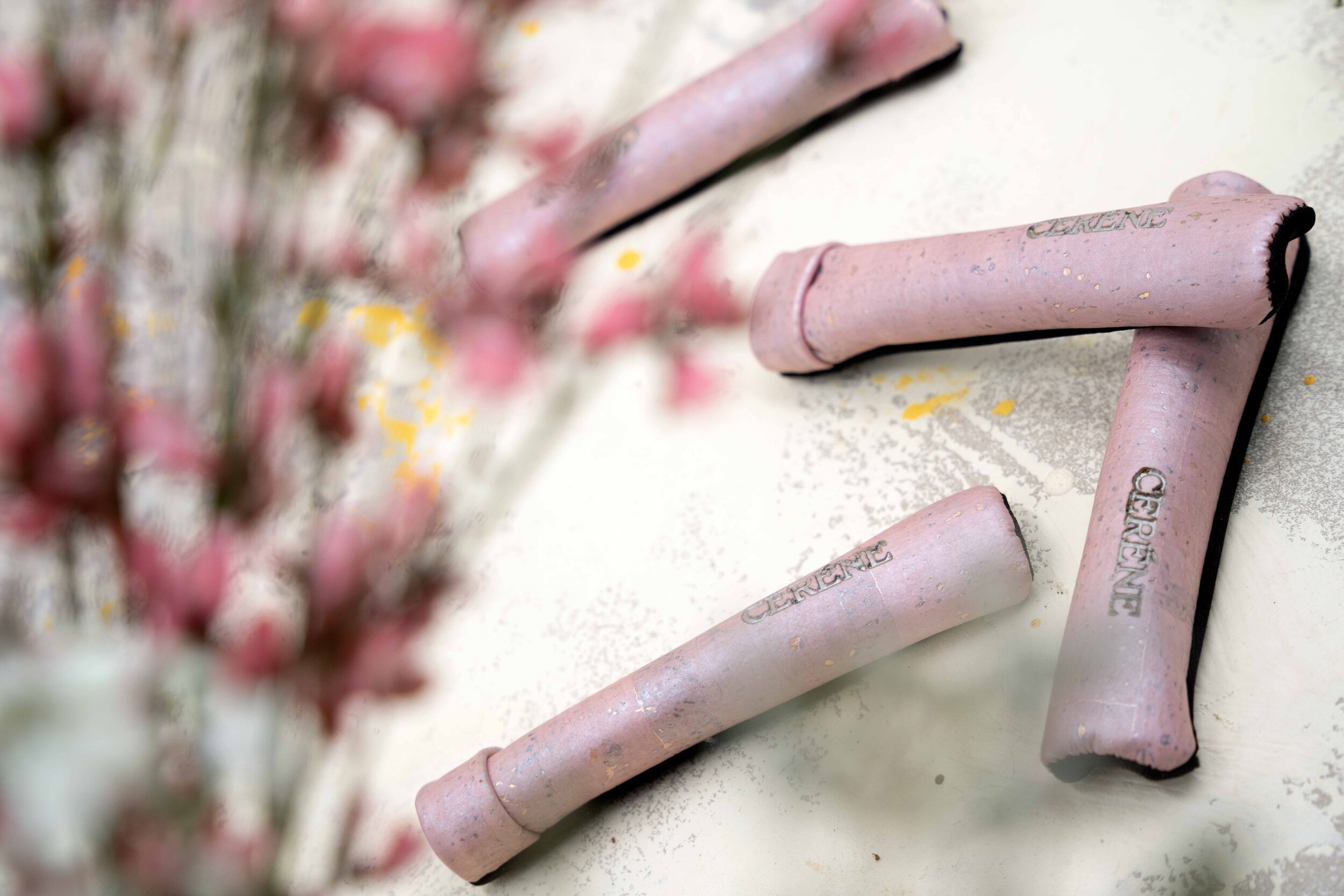 CERENE Gloves in rose Farben
