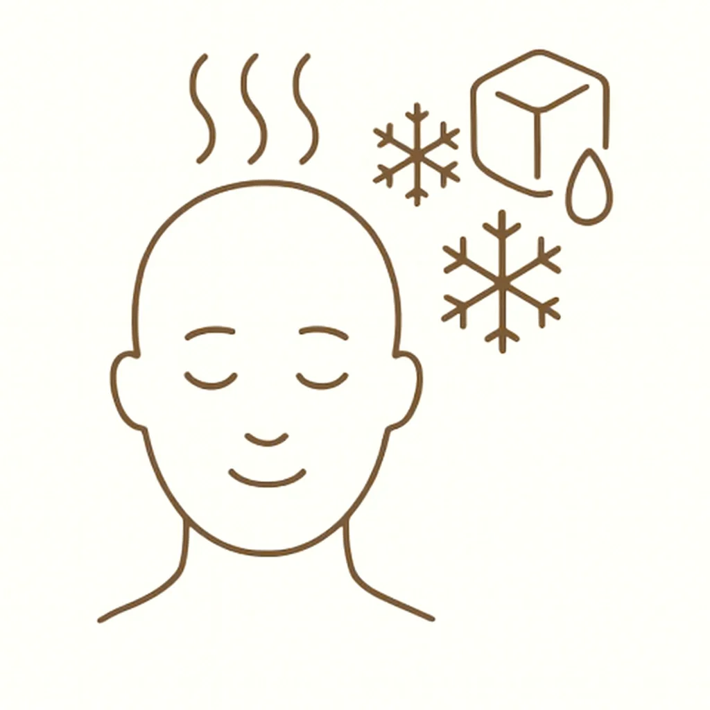 schnelle, kühlende Linderung suchen