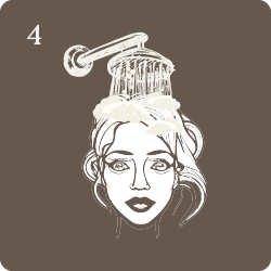 Längen &amp; Spitzen gründlich auswaschen