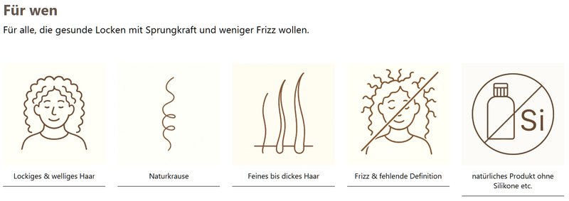 Curly Fluid geeignet für lockiges Haar, Naturkrause und Frizz.