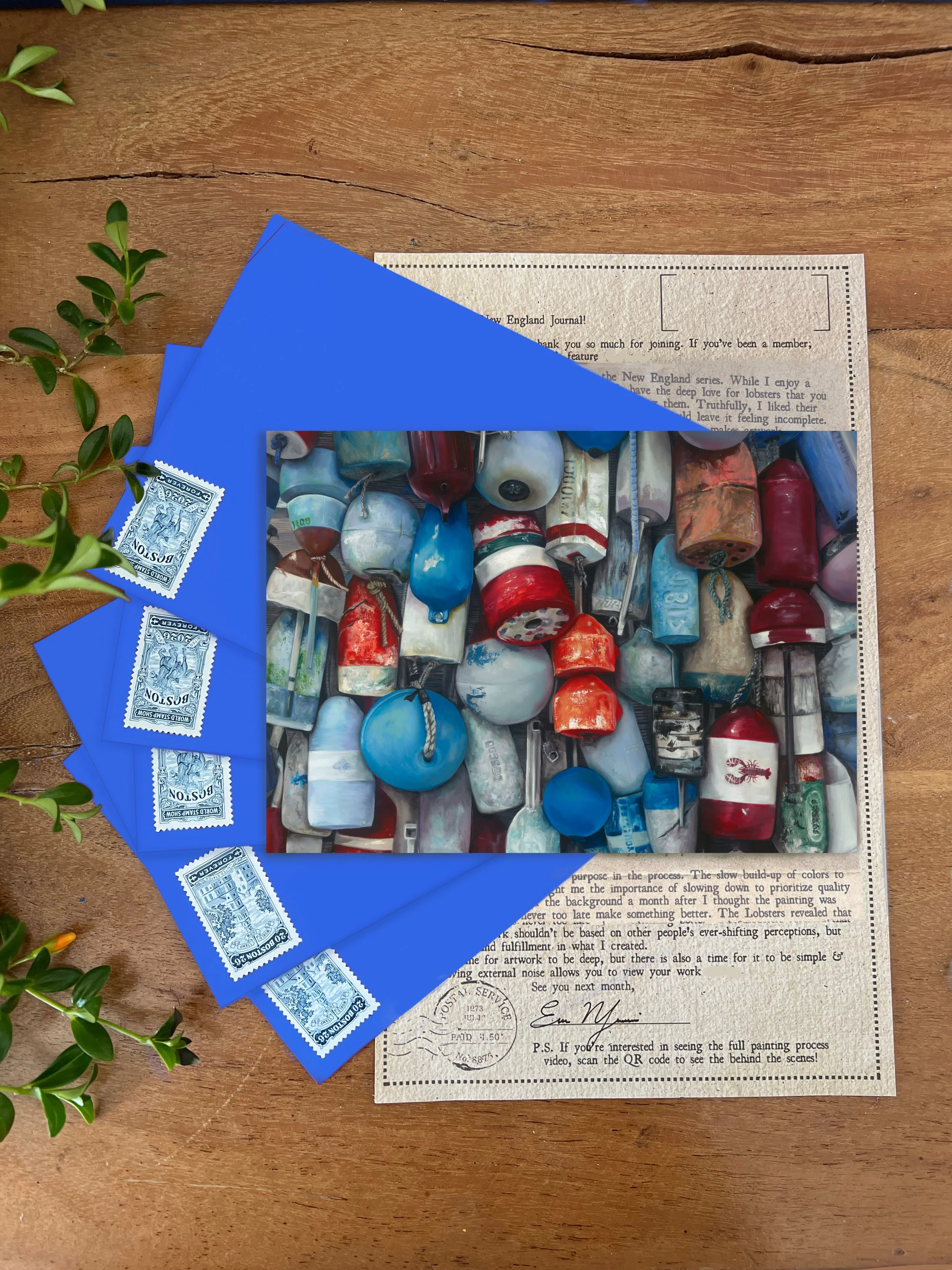 Make-Up Print: Buoys (limited edition)