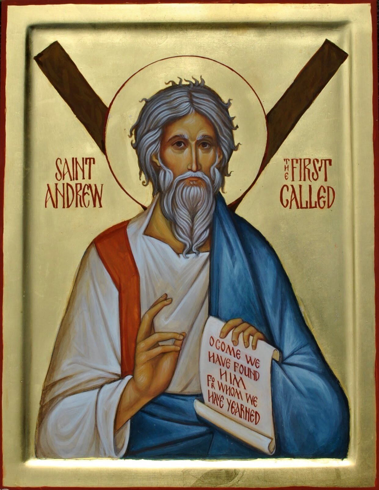 ORTHODOX RUSSIAN ICON ST ANDREW 