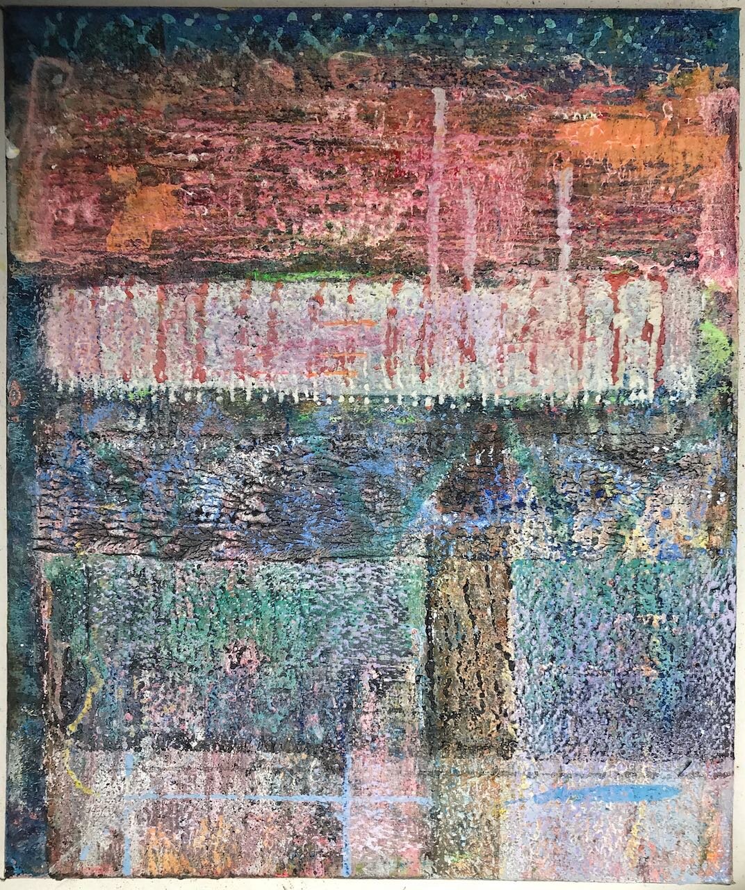 Blue Coral Seashore (25 X 30 cms)
