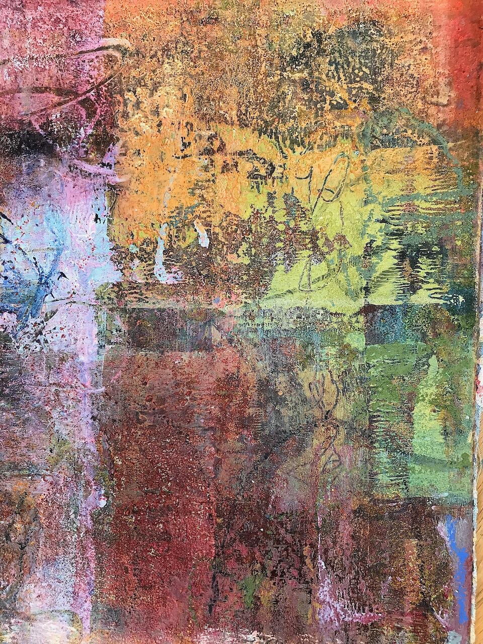 Bogland Journey 1 (30 X 30 cms)