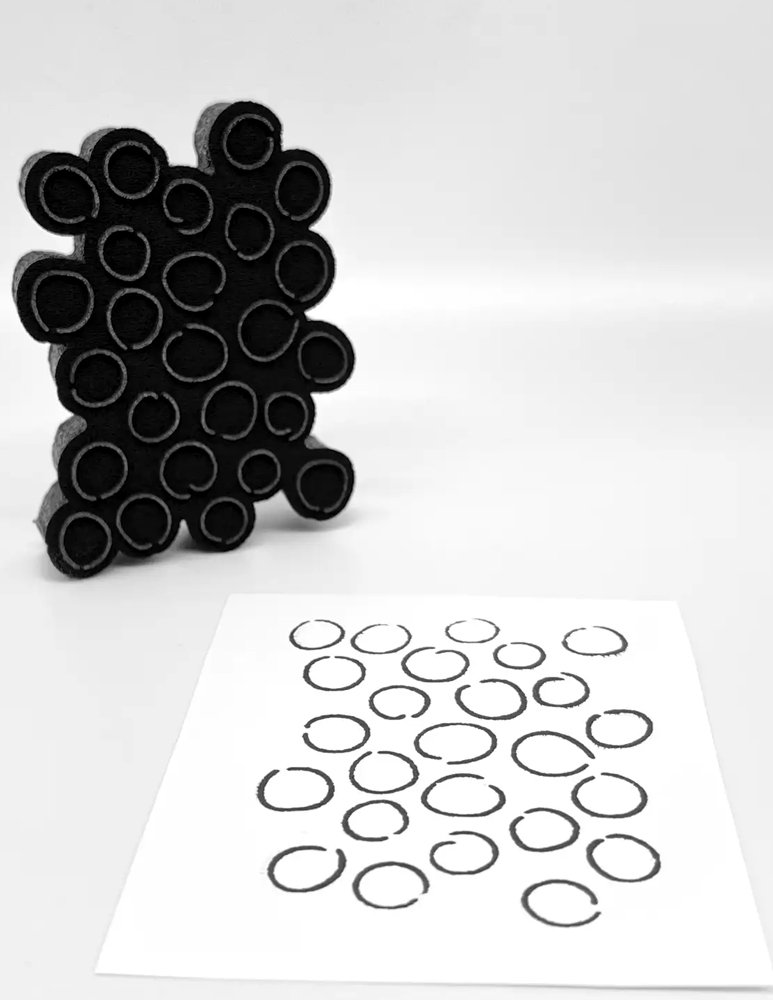 Sketchy Circles, Foam Stamp