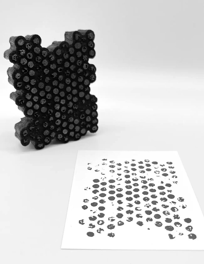 Bubble Wrap Style 3, Foam Stamp