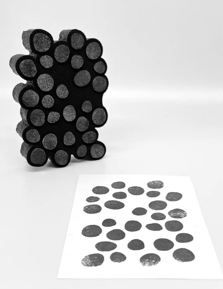 Sketchy Dots, Foam Stamp