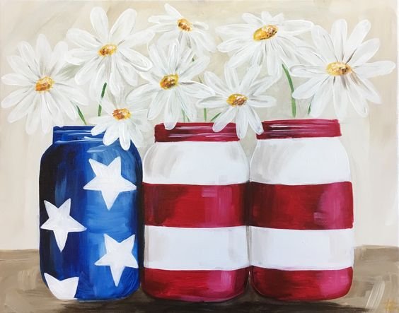4th of July Arrangement | Adult Painting