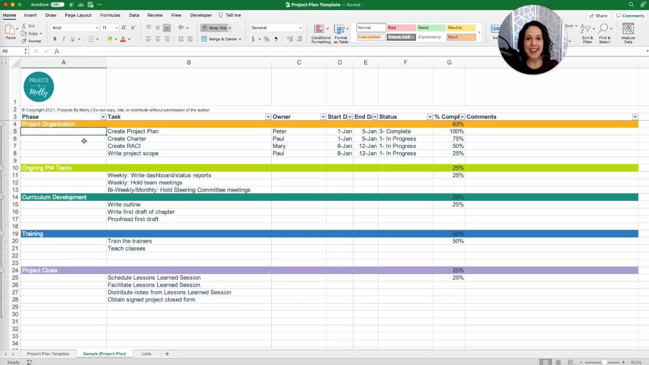 Check out my Project Plan How-To!