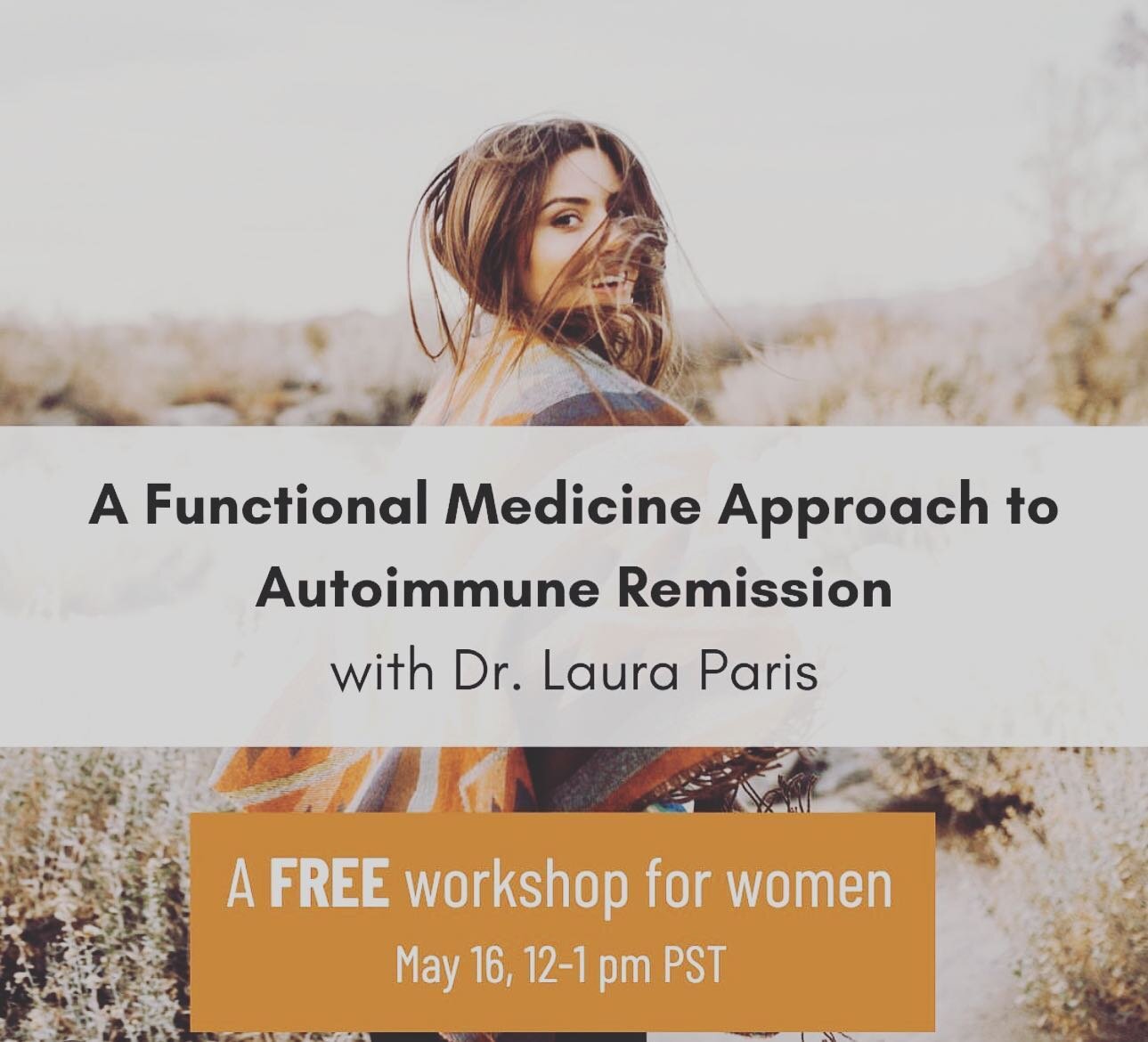 This workshop takes place in an online women&rsquo;s health community with autoimmune expert, Dr. Laura Paris! 

Join live and bring your questions! 

DM me or @dr.lauraparis for the link. 

See you there! 😁

#inflammation #autoimmunedisease #nutrit