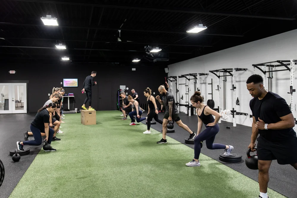 Head Trainer Ben Andreotta coaching at Valhalla Fitness