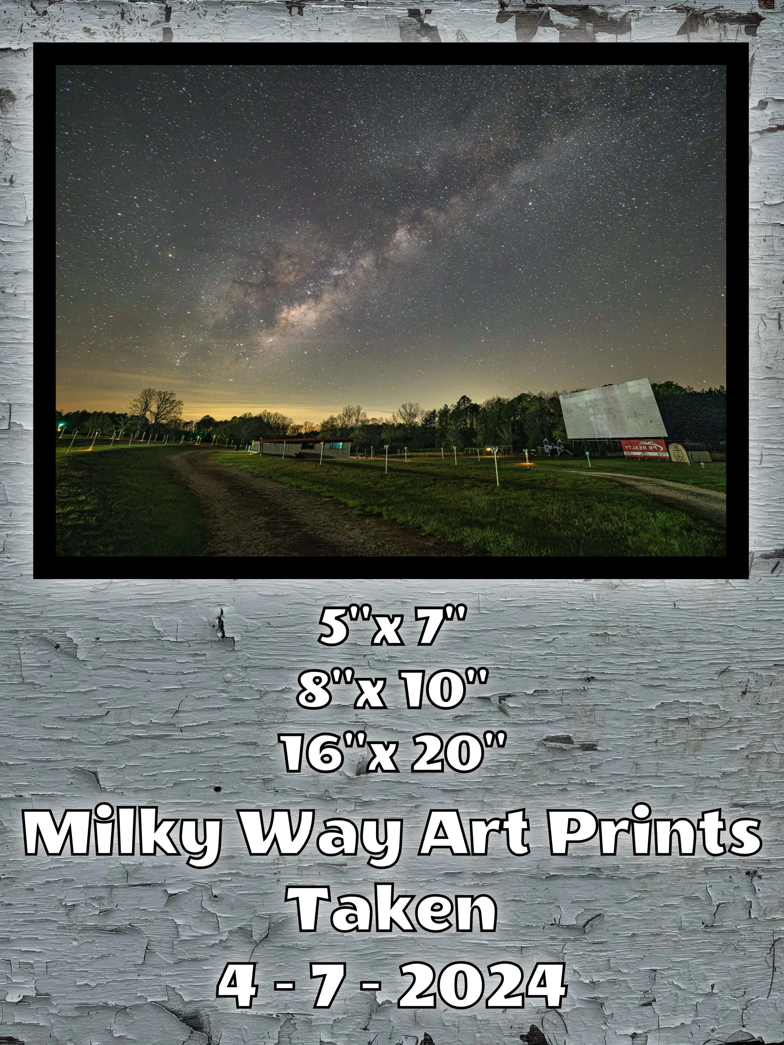 Milky Way Art Print 8" x 10"