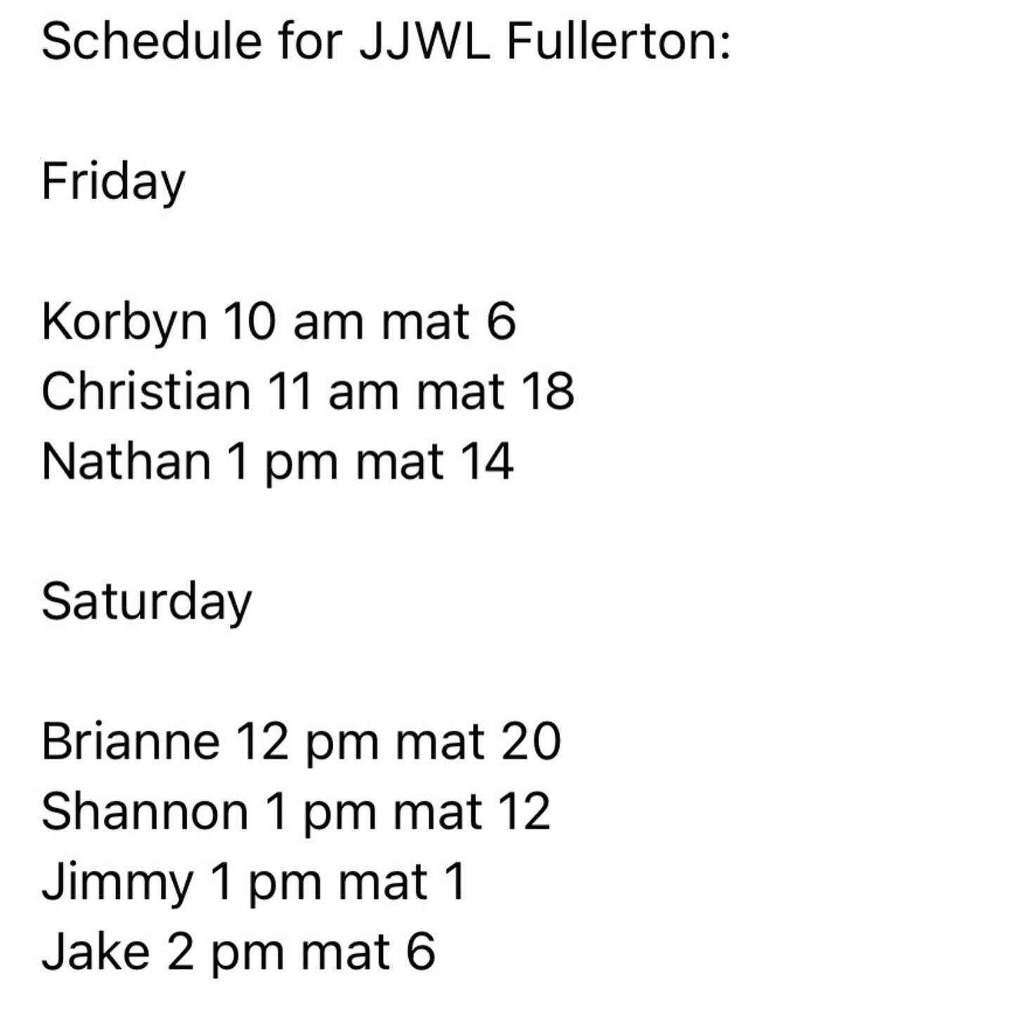 Our competitors for JJWL in Fullerton starting this Friday until Sunday.
#checkmatbjj #jjwlfullerton #checkmatcorona #bjjcompetition #jimmytatbjj
