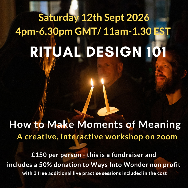 Ritual Design 101 - Sept 12th 2026