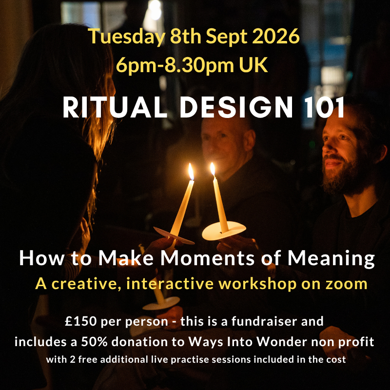 Ritual Design 101 - Sept 8th 2026