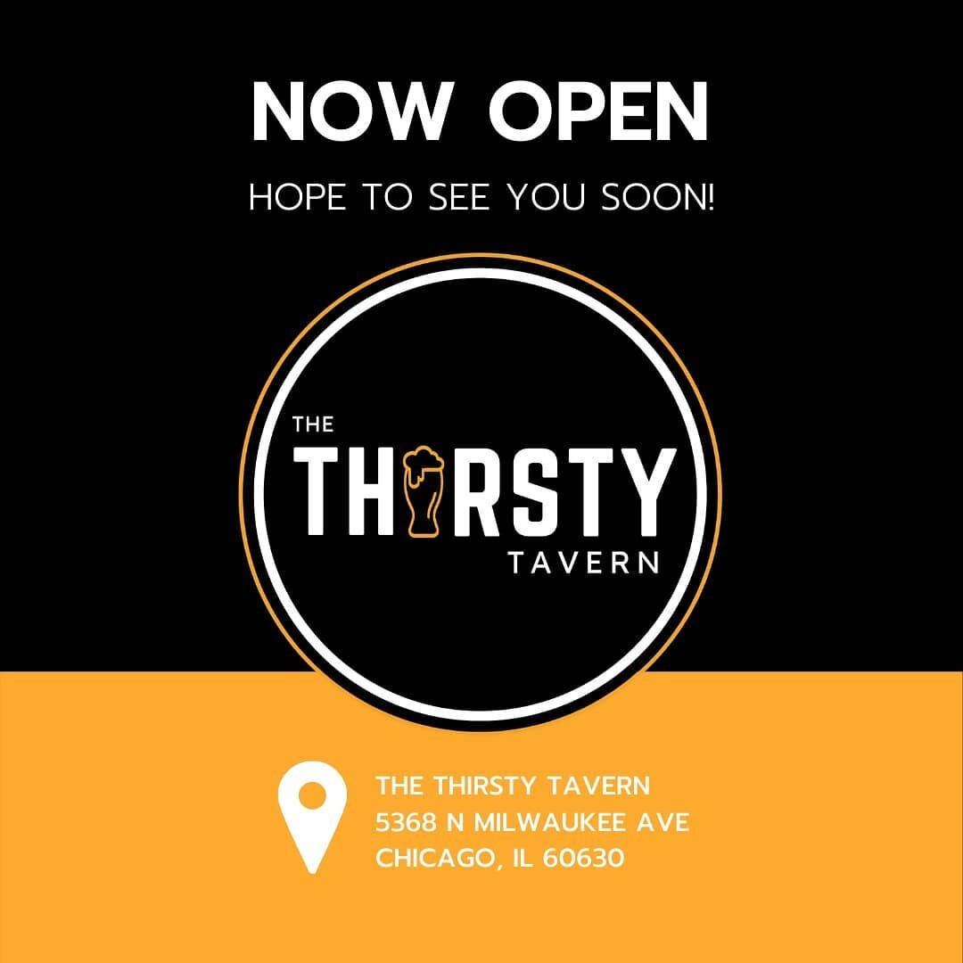 Thirsty? We've got you covered. Now open in Jeff Park! 

#grandopening #nowopen #thethirstytavernchicago #brews #cocktails #chicagodivebars #jeffersonparkchicago #gladstoneparkchicago #staythirsty #draftbeer