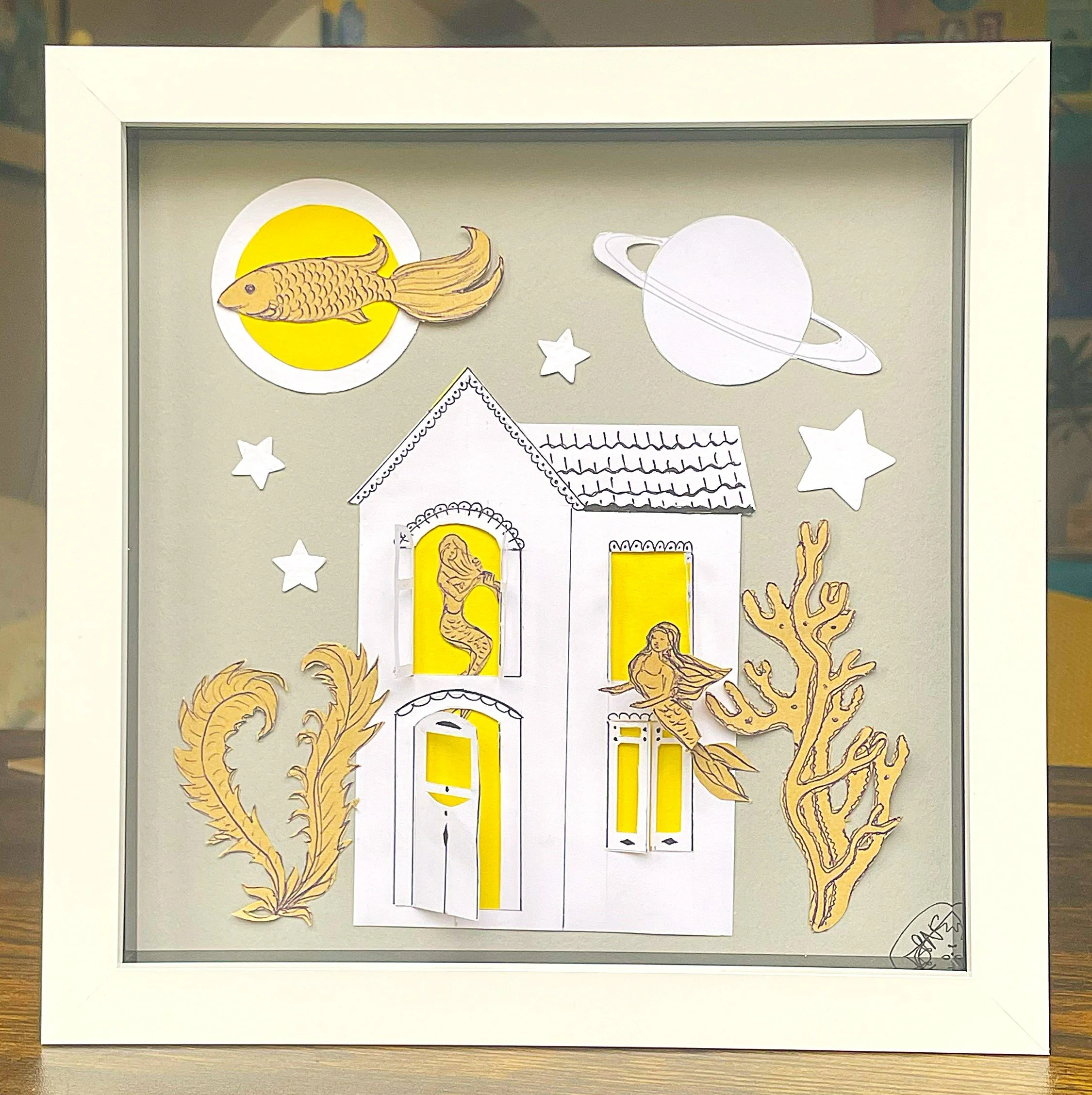 Mermaid House - Nika Nazarova-Evans hypnotherapist - Therapeutic Art