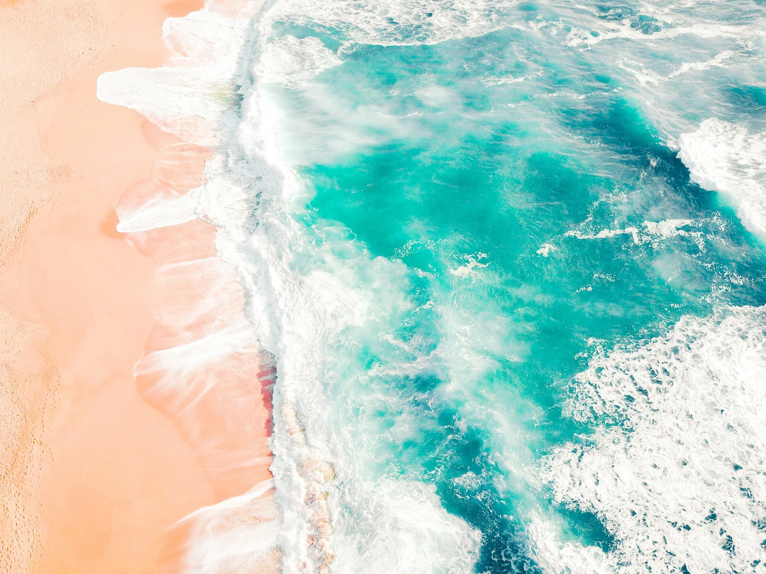 Love Your Body the way it is - beautiful turquoise beach